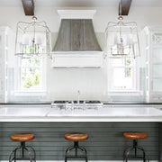 Crystorama 2244-PN Sylvan Four Light Chandelier Polished Nickel Alternate Image 4.jpg