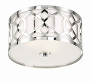 Crystorama 2263-PN Jennings Three Light Flush Mount Polished Nickel Alternate Image 2.jpg