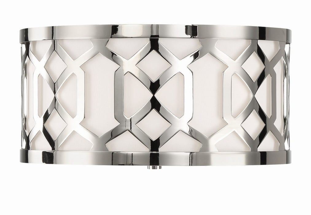 Crystorama 2263-PN Jennings Three Light Flush Mount Polished Nickel Alternate Image 4.jpg