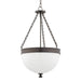 Hudson Valley 327-HB Barrington Three Light Pendant, Historic Bronze Main Image.jpg