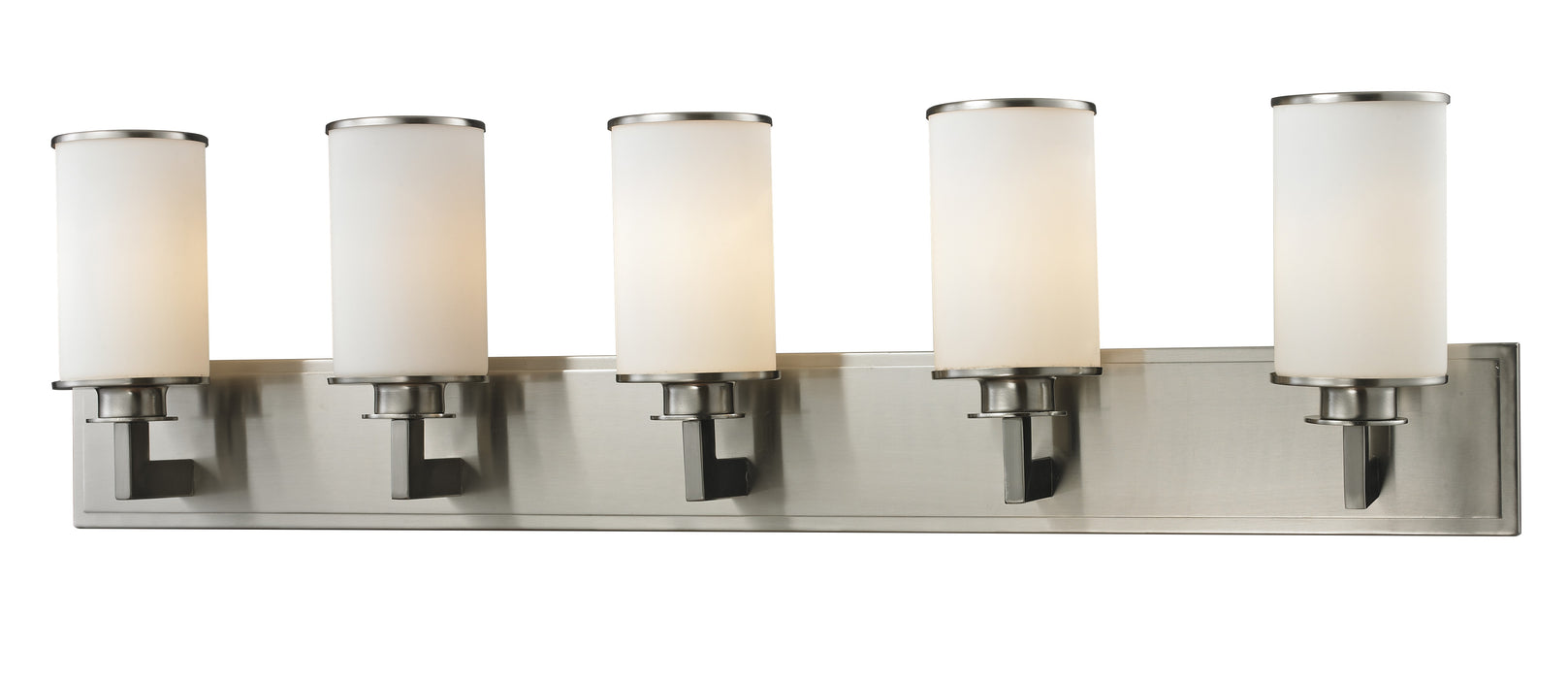 Z-Lite 412-5V Savannah Five Light Vanity, Brushed Nickel Main Image.jpg