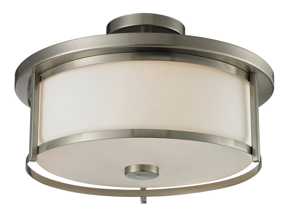 Z-Lite 412SF16 Savannah Three Light Semi Flush Mount, Brushed Nickel Main Image.jpg