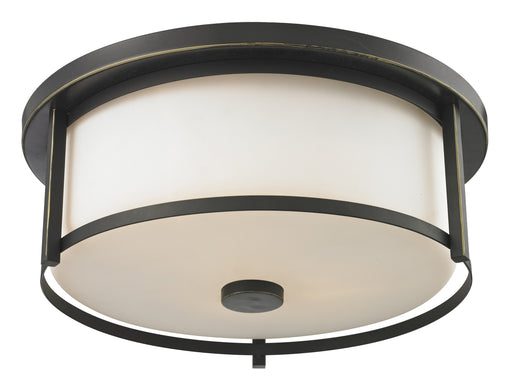 Z-Lite 413F16 Savannah Three Light Flush Mount, Olde Bronze Main Image.jpg