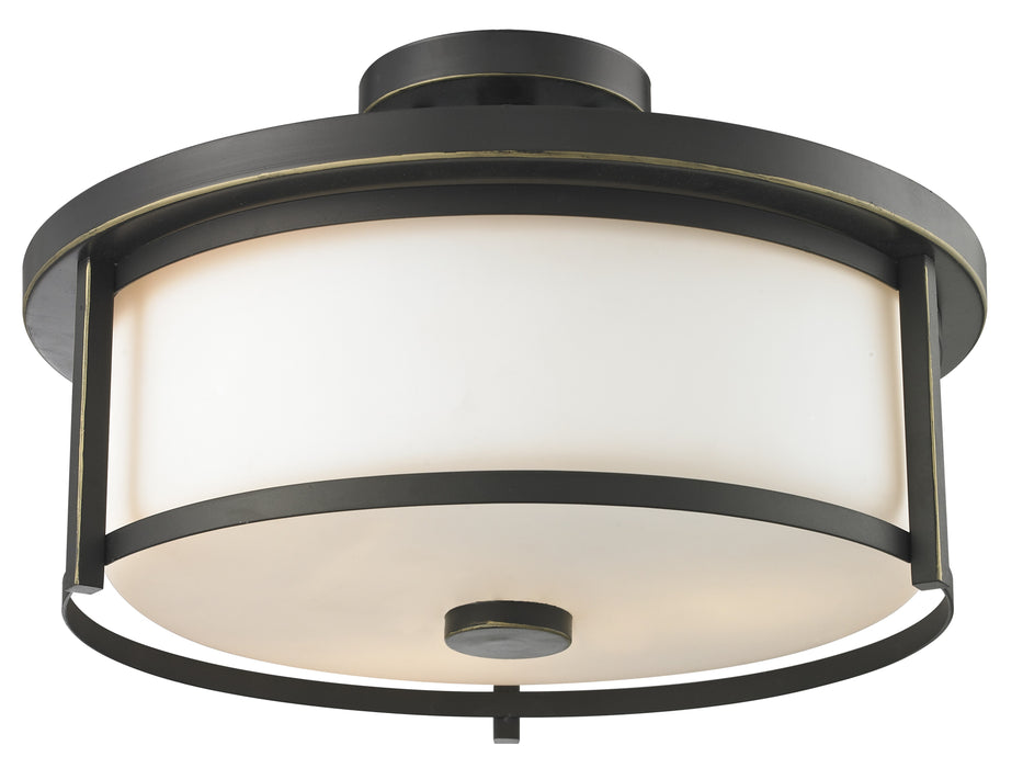 Z-Lite 413SF16 Savannah Three Light Semi Flush Mount, Olde Bronze Main Image.jpg