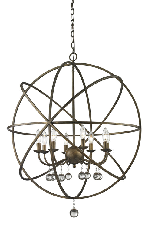 Z-Lite 416-30 Acadia Eight Light Pendant, Golden Bronze Main Image.jpg