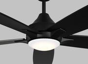 Generation Lighting 5LWDSM60MBKD Lowden 60"Ceiling Fan, Midnight Black Alternate Image.jpg
