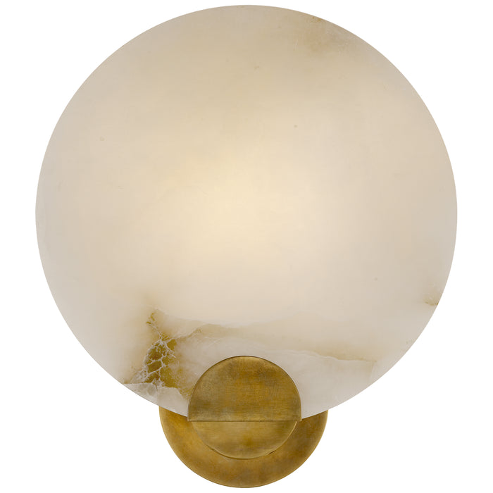 Iveala One Light Wall Sconce, Hand-Rubbed Antique Brass Main Image.jpg