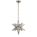 Moravian Star One Light Lantern, Burnished Silver Leaf Main Image.jpg