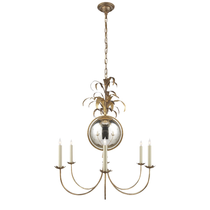 Gramercy Six Light Chandelier, Gilded Iron Main Image.jpg