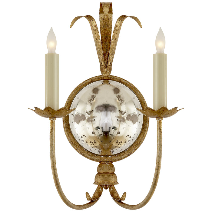 Gramercy Two Light Wall Sconce, Gilded Iron Main Image.jpg