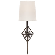 Etoile One Light Wall Sconce, Aged Iron Main Image.jpg