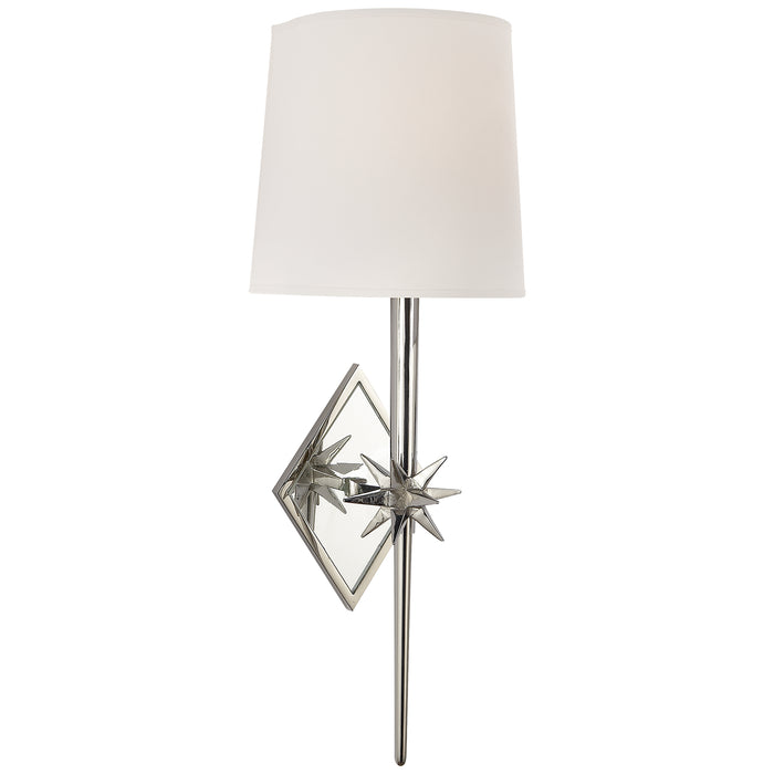 Etoile One Light Wall Sconce, Polished Nickel Main Image.jpg