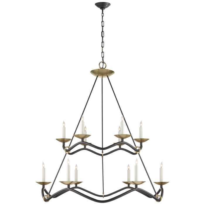 Choros 12 Light Chandelier, Aged Iron Main Image.jpg