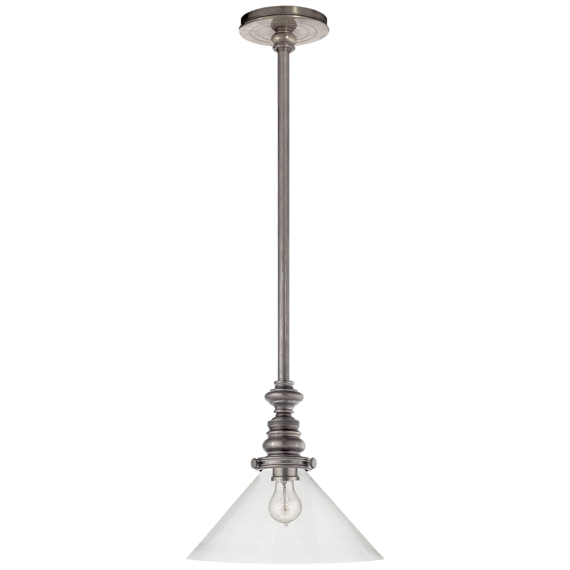 Boston One Light Pendant, Antique Nickel Main Image.jpg