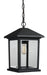 Z-Lite 531CHM-BK Portland One Light Outdoor Chain Mount Ceiling Fixture, Black Main Image.jpg