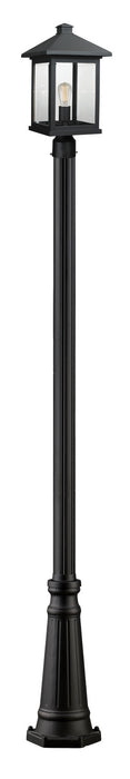 Z-Lite 531PHBR-519P-BK Portland One Light Outdoor Post Mount, Black Main Image.jpg