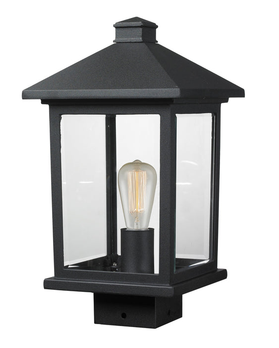 Z-Lite 531PHMS-BK Portland One Light Outdoor Post Mount, Black Main Image.jpg