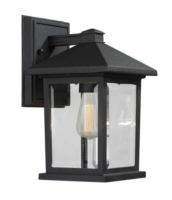 Z-Lite 531S-BK Portland One Light Outdoor Wall Sconce, Black Main Image.jpg