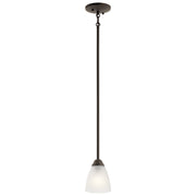 Kichler 43640OZ One Light Mini Pendant, Olde Bronze