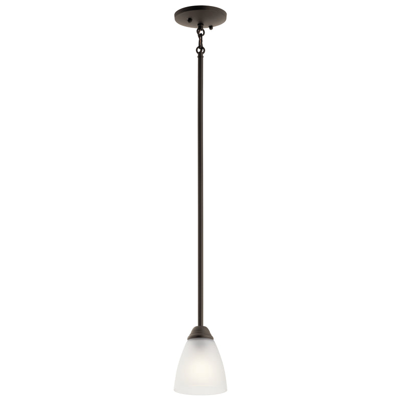 Kichler 43640OZ One Light Mini Pendant, Olde Bronze