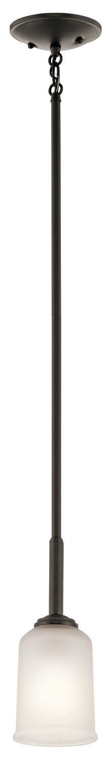 Kichler 43674OZ One Light Mini Pendant, Olde Bronze