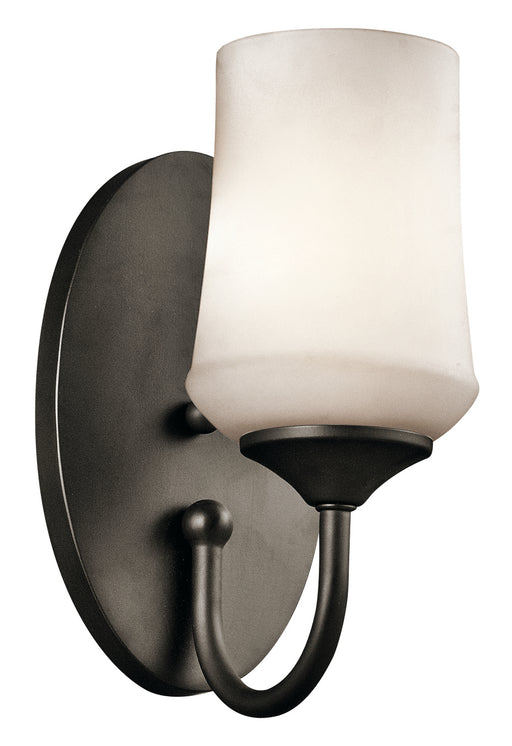 Kichler 45568OZ Aubrey One Light Wall Sconce, Olde Bronze Main Image.jpg