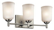 Kichler 45574NI Three Light Bath, Brushed Nickel
