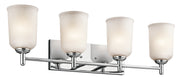 Kichler 45575CH Four Light Bath, Chrome