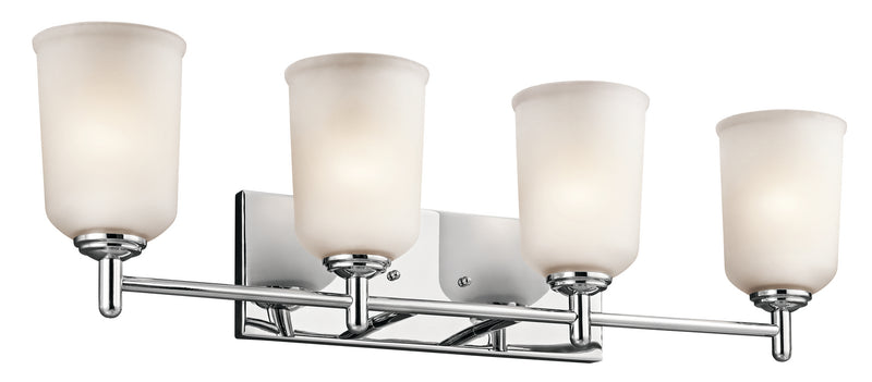 Kichler 45575CH Four Light Bath, Chrome