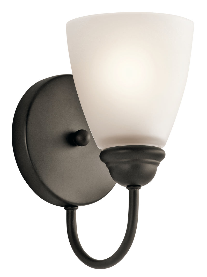 Kichler 45637OZ One Light Wall Sconce, Olde Bronze