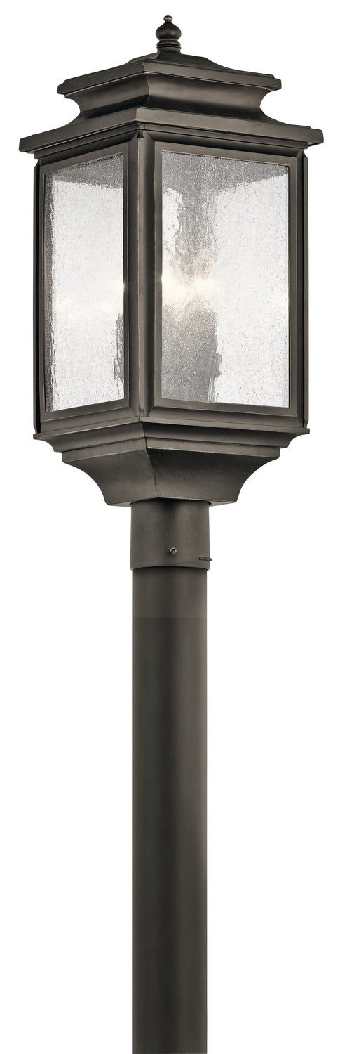 Kichler 49506OZ Four Light Outdoor Post Mount, Olde Bronze