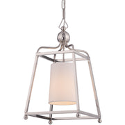 Crystorama 2240-PN Sylvan One Light Pendant Polished Nickel Main Image.jpg