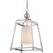 Crystorama 2240-PN Sylvan One Light Pendant Polished Nickel Main Image.jpg