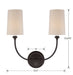 Crystorama 2242-DB Sylvan Two Light Wall Sconce Dark Bronze Alternate Image 4.jpg