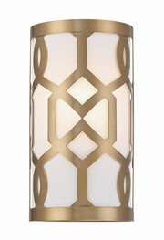 Crystorama 2262-AG Jennings One Light Wall Sconce Aged Brass Main Image.jpg