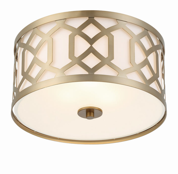 Crystorama 2263-AG Jennings Three Light Flush Mount Aged Brass Alternate Image 2.jpg
