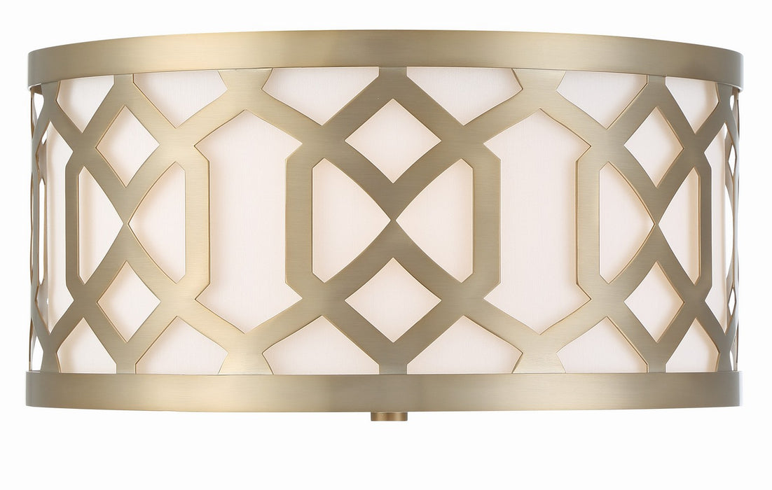 Crystorama 2263-AG Jennings Three Light Flush Mount Aged Brass Alternate Image 4.jpg