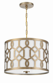 Crystorama 2265-AG Jennings Three Light Chandelier Aged Brass Alternate Image 4.jpg
