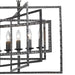 Crystorama 336-RS Capri Five Light Chandelier Raw Steel Alternate Image 2.jpg