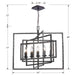 Crystorama 336-RS Capri Five Light Chandelier Raw Steel Alternate Image 4.jpg