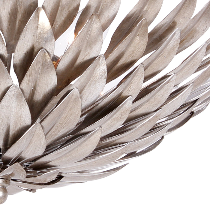 Crystorama 505-SA Broche Four Light Semi Flush Mount Antique Silver Alternate Image 2.jpg
