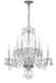 Crystorama 5080-CH-CL-SAQ Traditional Crystal Ten Light Chandelier Polished Chrome Main Image.jpg