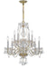 Crystorama 5080-PB-CL-MWP Traditional Crystal Ten Light Chandelier Polished Brass Main Image.jpg