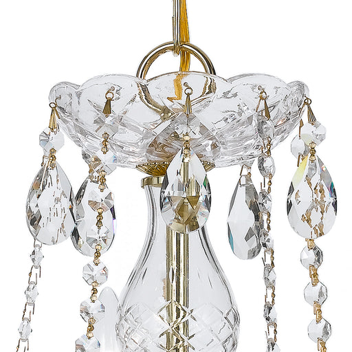 Crystorama 5085-PB-CL-MWP Traditional Crystal Five Light Chandelier Polished Brass Alternate Image.jpg