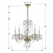 Crystorama 5085-PB-CL-SAQ Traditional Crystal Five Light Chandelier Polished Brass Alternate Image.jpg