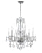 Crystorama 5086-CH-CL-MWP Traditional Crystal Six Light Chandelier Polished Chrome Main Image.jpg