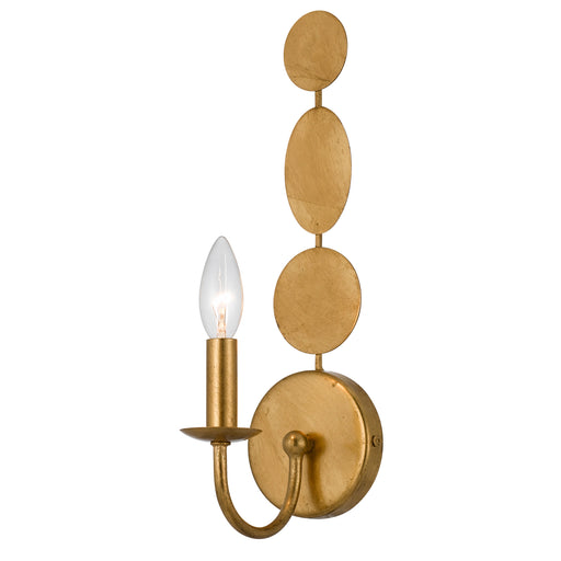 Crystorama 541-GA Layla One Light Wall Sconce Antique Gold Main Image.jpg