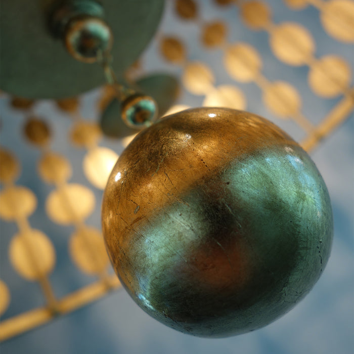 Crystorama 544-GA Layla Three Light Flush Mount Antique Gold Alternate Image 2.jpg