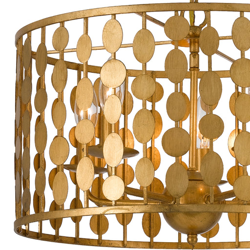 Crystorama 545-GA Layla Five Light Chandelier Antique Gold Alternate Image.jpg