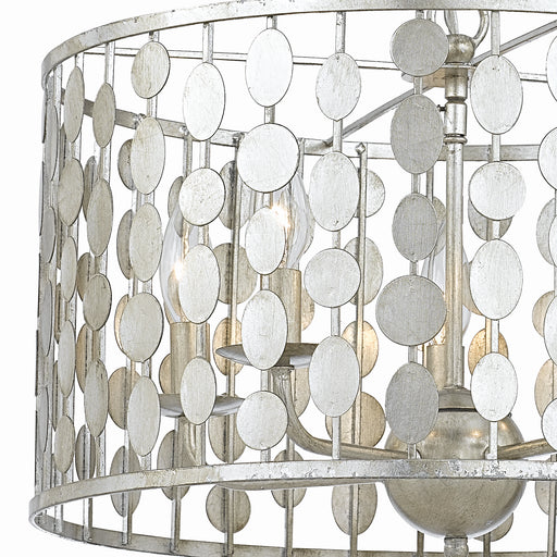 Crystorama 545-SA Layla Five Light Chandelier Antique Silver Alternate Image.jpg